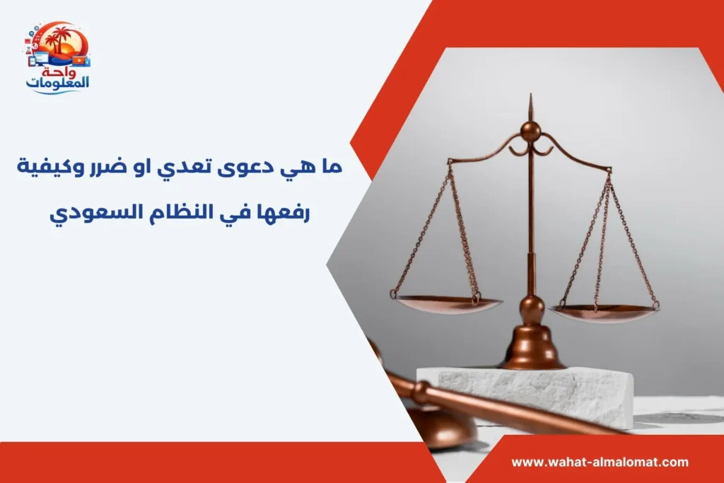 دعوى تعدي او ضرر​